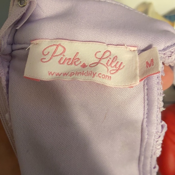 Pink Lily lace dress size medium - Picture 6 of 6